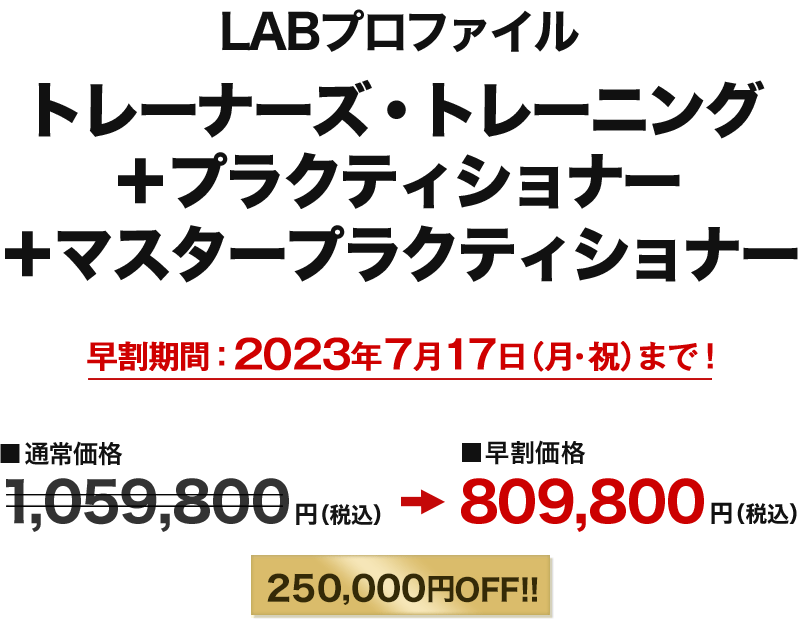 再追加販売 【NLP】LABプロファイル プラクティショナー認定コースDVD