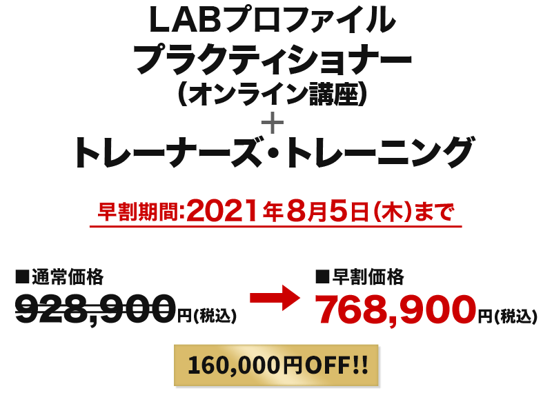 LABプロファイルプラクティショナー(オンライン講座)+トレーナーズ・トレーニング